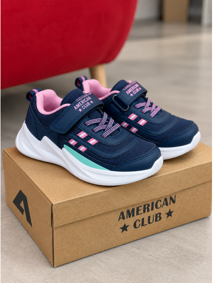 ДИТЯЧІ КРОСІВКИ AMERICAN CLUB ДЛЯ ДІВЧИНКИ